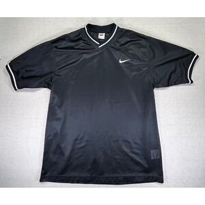 Vintage Nike Men's Medium Net Shirt ‎ Pullover Ringer See Thru Swoosh